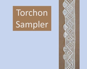 Torchon sampler lace pattern