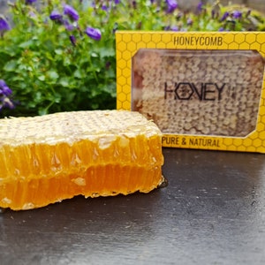 Small Box of Honeycomb  250-300 grams  Organic Honey