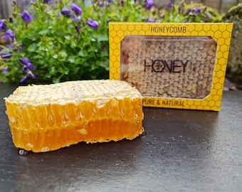 Small Box of Honeycomb  250-300 grams  Organic Honey