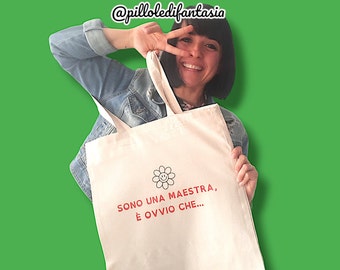 Shopper maestra (personalizzabile)