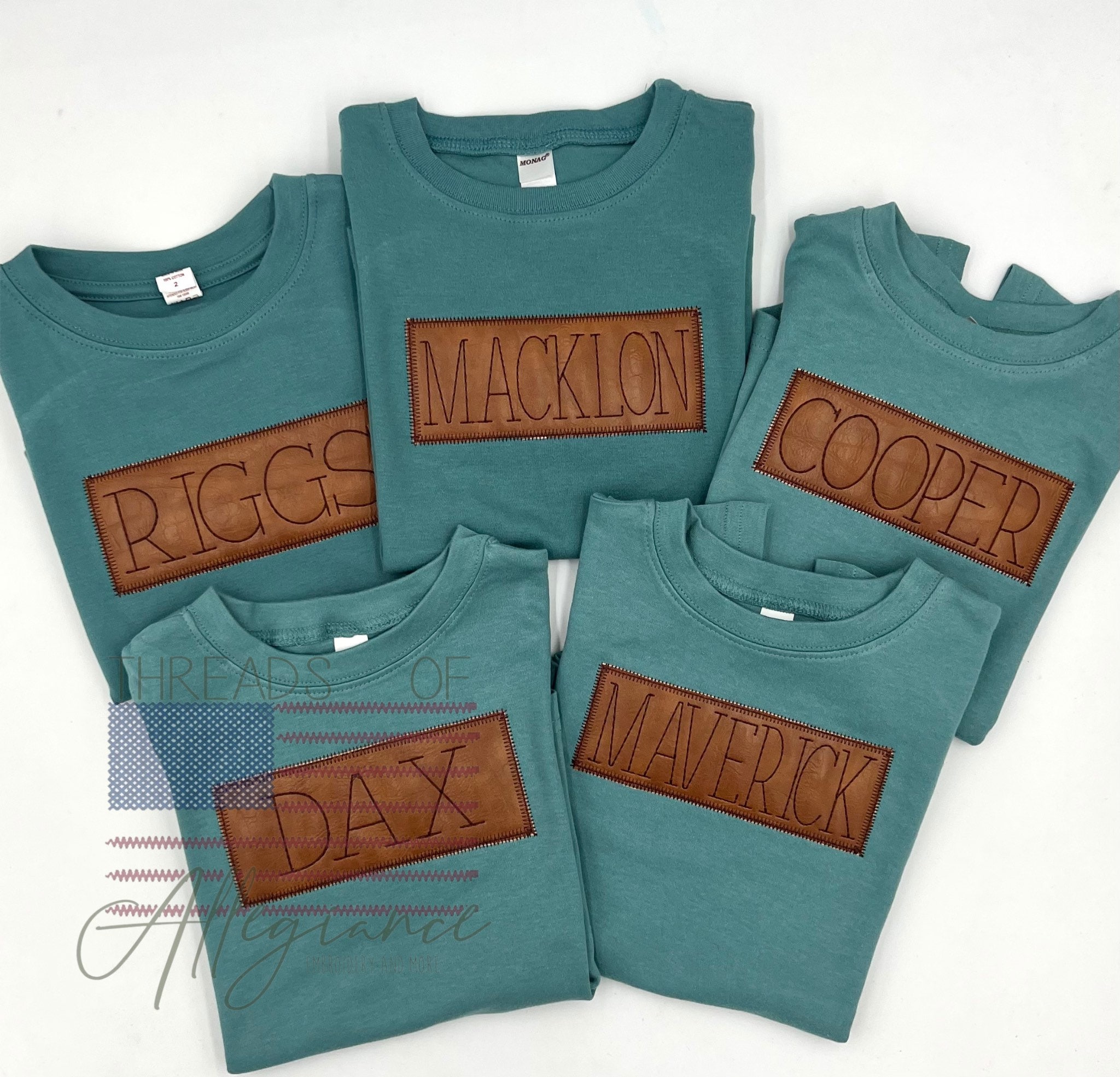 Personalized Faux Leather Patch Romper and Shirt - Etsy