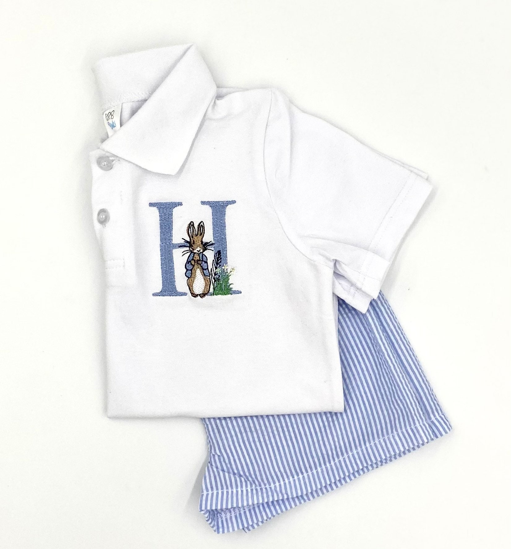 Easter Monogram Polo Shirt