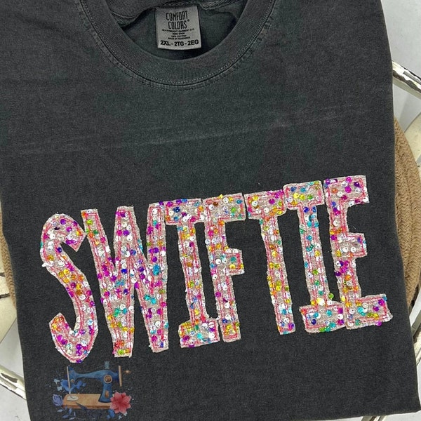 Swiftie youth confetti sequins tee shirts