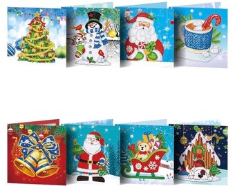 Diamond Painting Greeting Card Sets - Everyday and Holiday