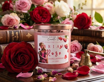 Briar Rose, Sleeping Beauty Soy Wax Candle, Signature Collection