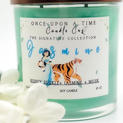 Princess Jasmine Soy Candle Jasmine Soy Candle Jasmine Etsy