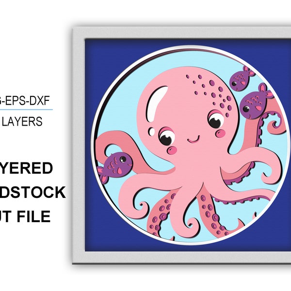 OCTOPUS KID ROOM 3D Box Octopus Kid Room Shadow Box svg 3D Layered Svg Light Box Svg 3D Box Cricut Files Light Box 3d paper cut OCTOPUS KID ROOM 3D Box Octopus Kid Room Shadow Box svg 3D Layered Svg Light Box Svg 3D Box Cricut Files Light Box 3d paper cut