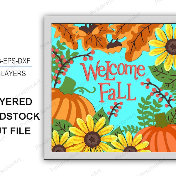 Welcome Fall 3D Box, Welcome Fall Shadow Box svg 3D Layered Svg Light Box Svg Cricut Files Light Box, Cardstock Svg, Hello Autumn svg Welcome Fall 3D Box, Welcome Fall Shadow Box svg 3D Layered Svg Light Box Svg Cricut Files Light Box, Cardstock Svg, Hello Autumn svg