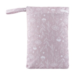 Personalizable wet bag 30 x 40 cm, wet bag for cloth diapers, daycare bag, wet and dry compartment