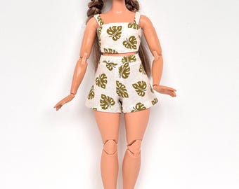 Summer  doll clothes set of 2 items for 11” fashion doll, barbie clothes, doll fashion,  doll clothes
