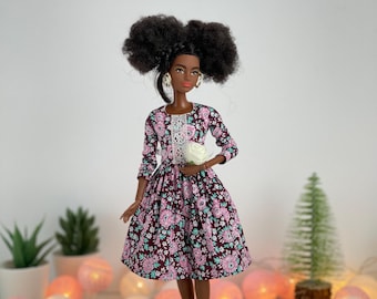 Abito perfetto per una serata speciale, moda per bambole, vestiti per barbi, abbigliamento per bambole, vestito per barbi