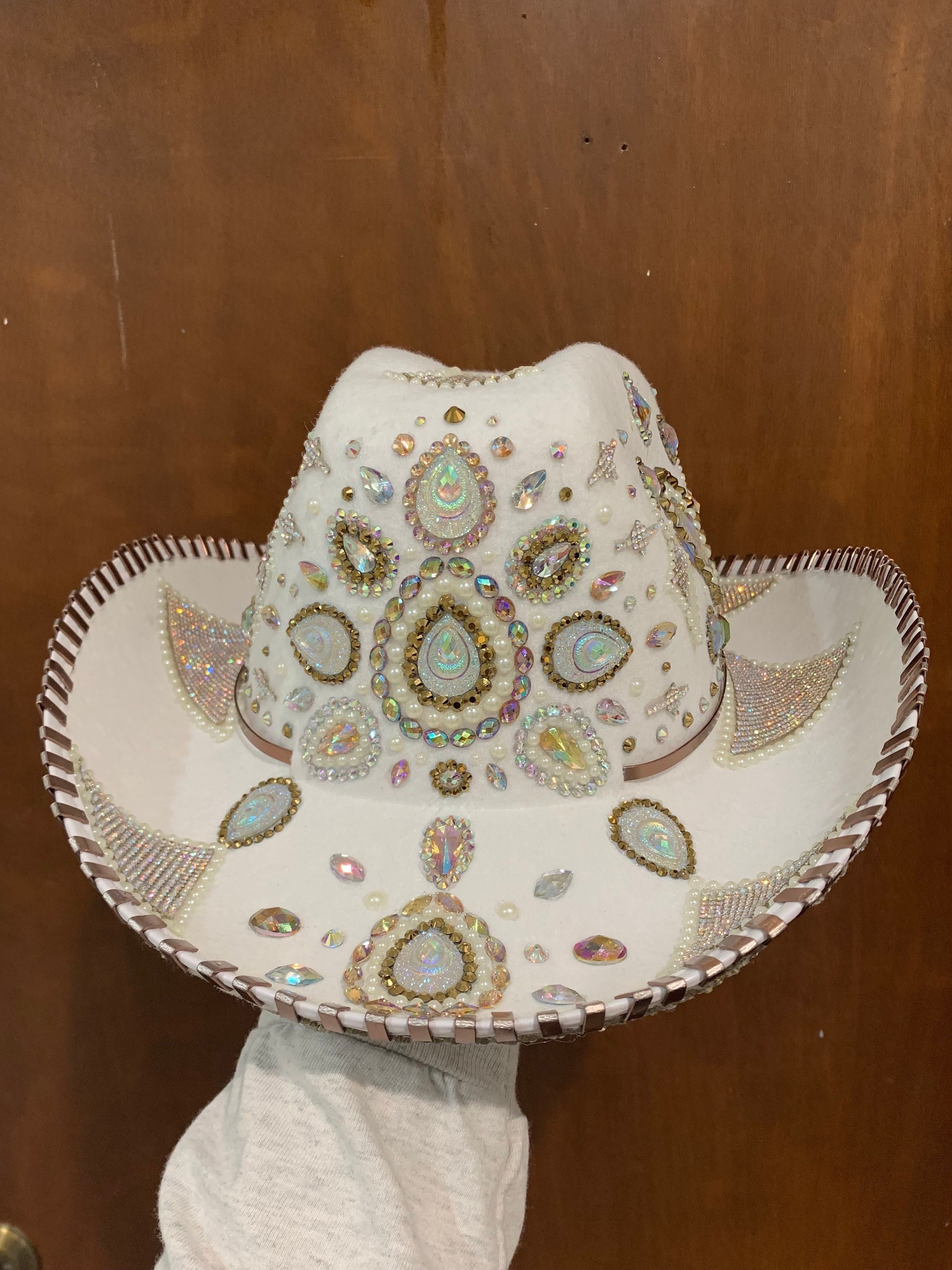 Custom Bejeweled Rhinestone Cowboy Hat for Bachelorette and Birthday  Parties - Etsy