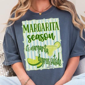 Margarita Season PNG: Summertime Shirt Design (Digital Download)