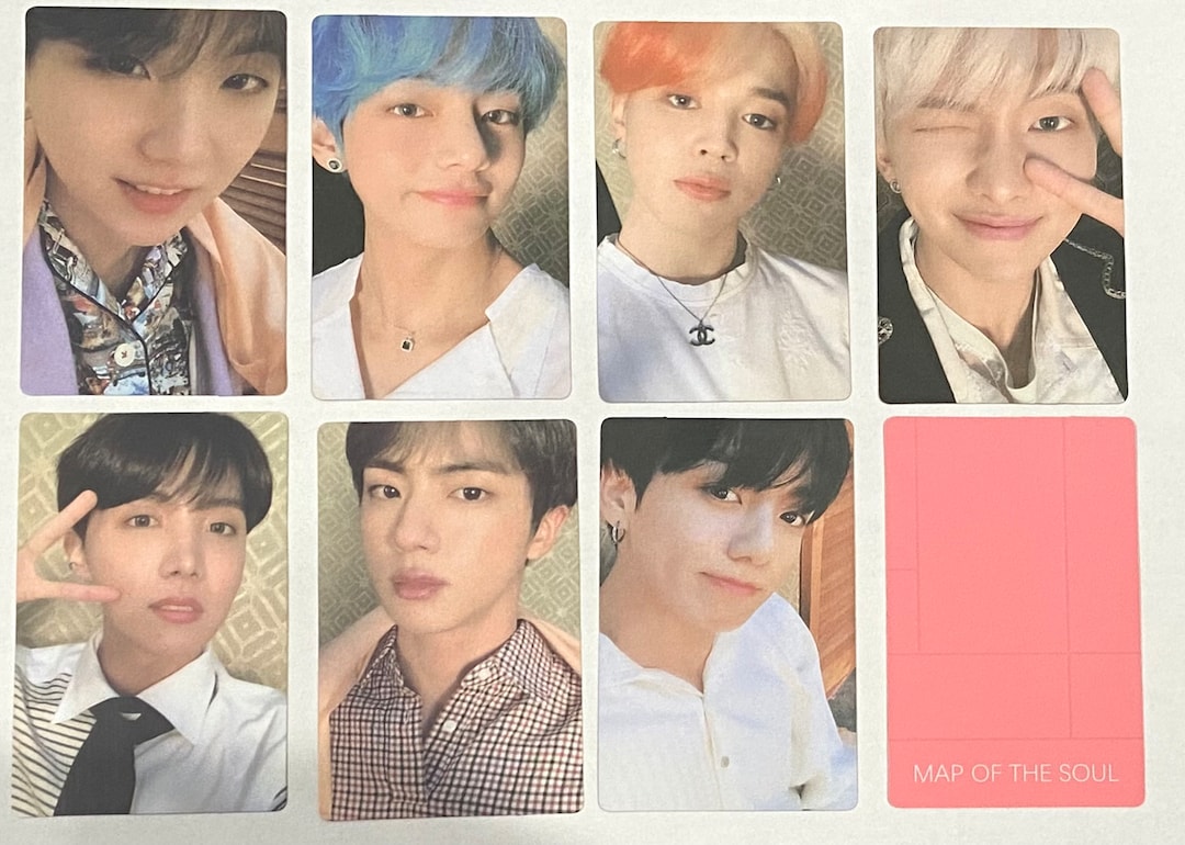 BTS Map of the Soul Persona Version 3 Album Lomo Photocards read 