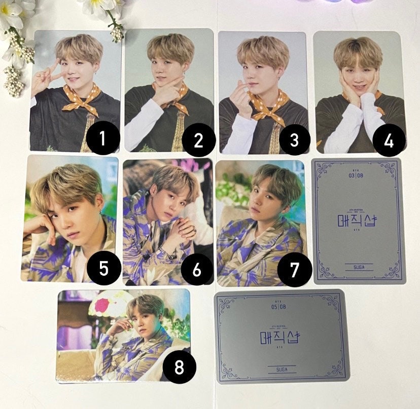 Suga BTS 5th Muster Magic Shop 2019 Lomo Photocards bigger - Etsy