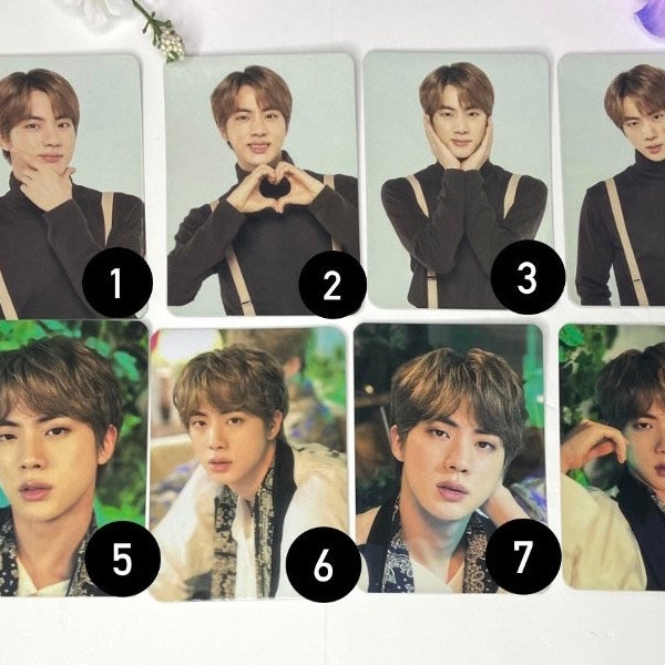 Jin BTS 5th Muster Magic shop 2019 LOMO Premium photocards *Bigger than album pcs*