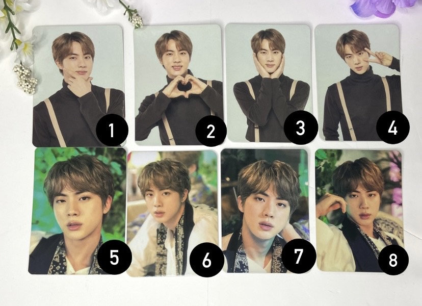 Jin BTS 5th Muster Magic Shop 2019 LOMO Premium Photocards bigger