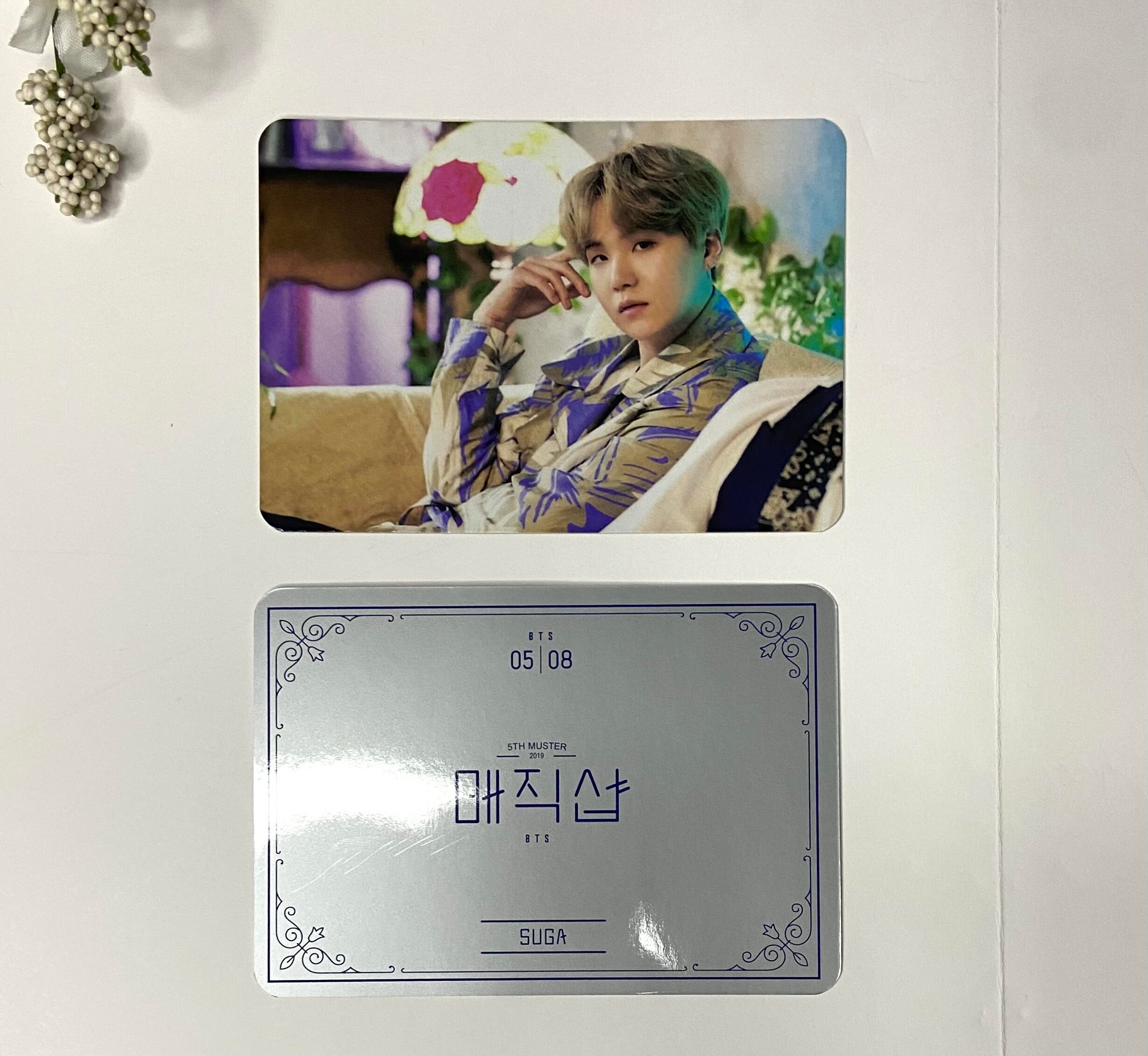 Suga BTS 5th Muster Magic Shop 2019 Lomo Photocards bigger - Etsy