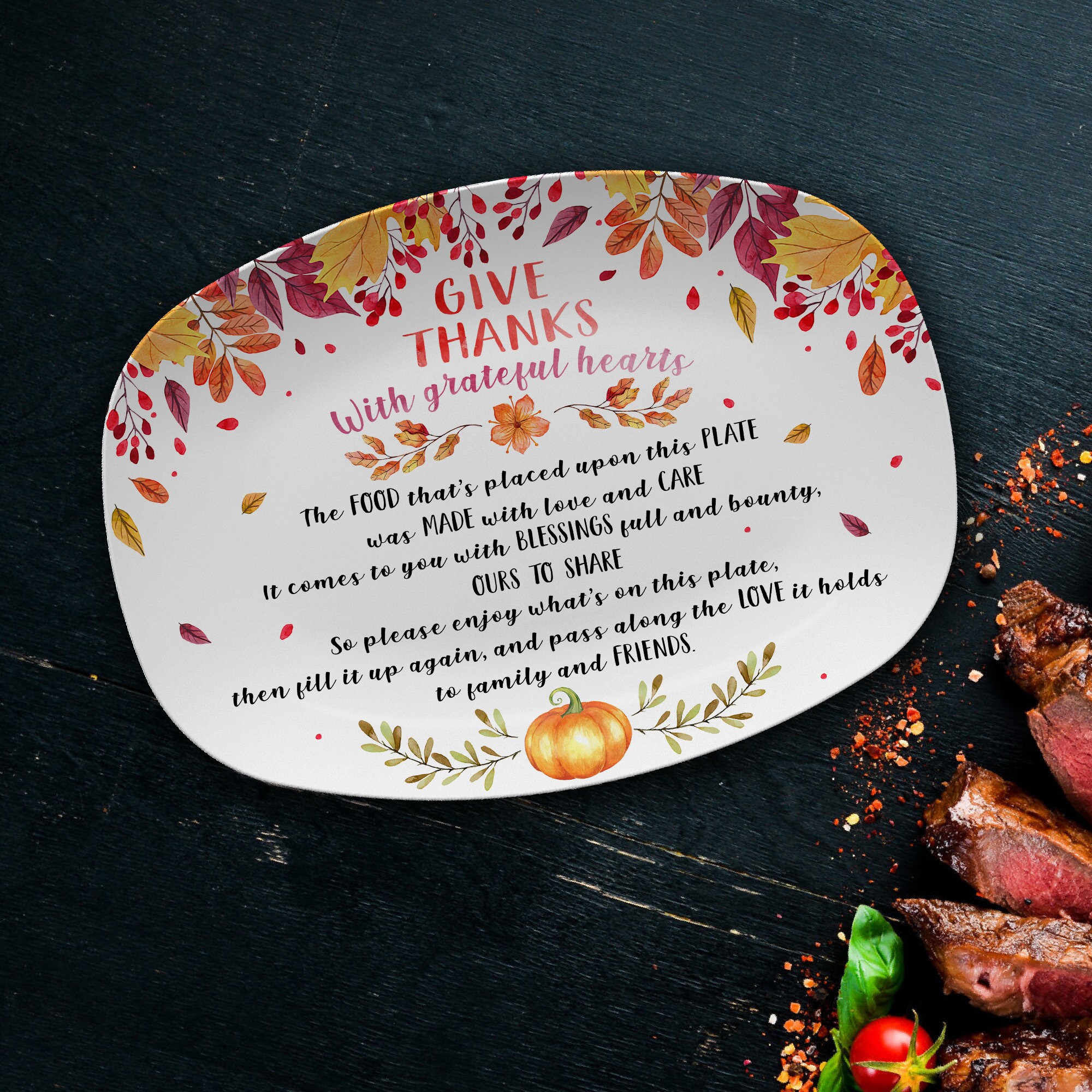 The Giving Plate Thanksgiving Gifts For Family And Friends - Etsy