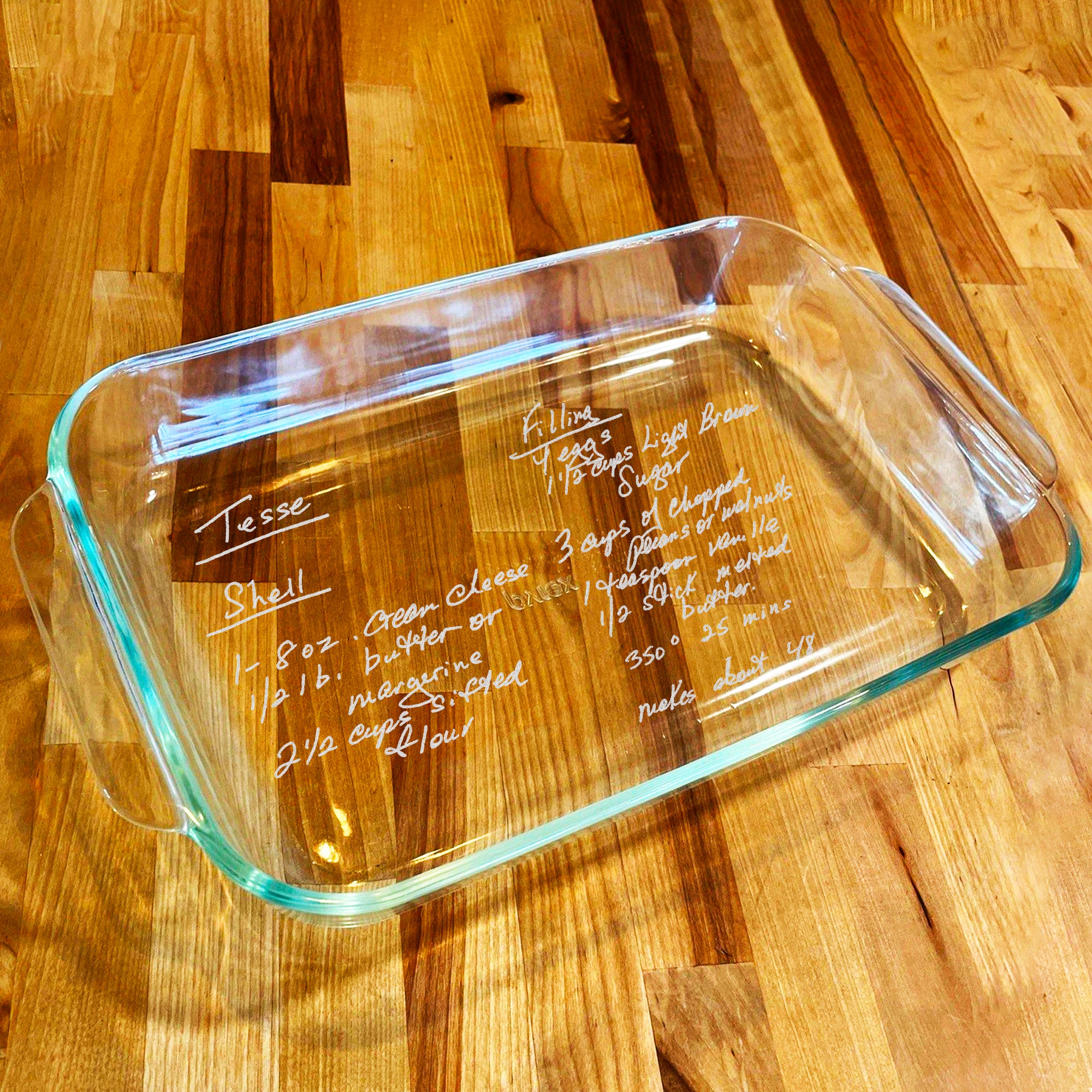 Personalized Pyrex Glass Bakeware Dish 9x13 Laser Engraved Wedding Gift  Housewarming Gift, Pyrex Glass, Casserole, Crock Pot Princess 