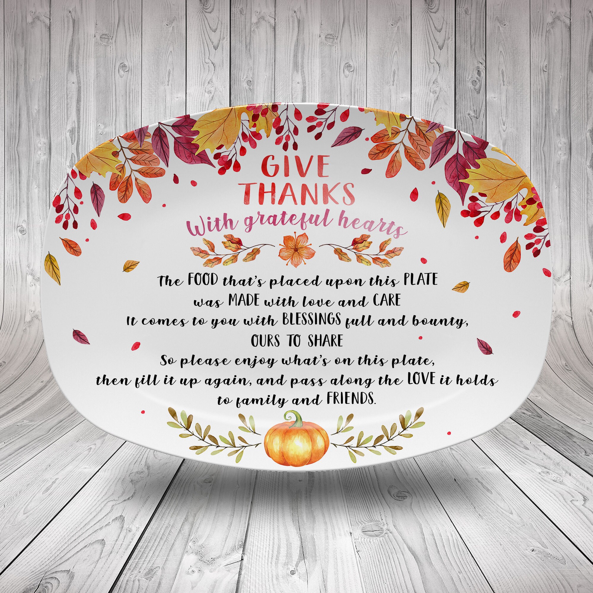 The Giving Plate Thanksgiving Gifts For Family And Friends - Etsy