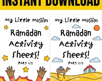 Ramadan Activity Book for Kids (Ages 4-12) | 30 Page Digital Download