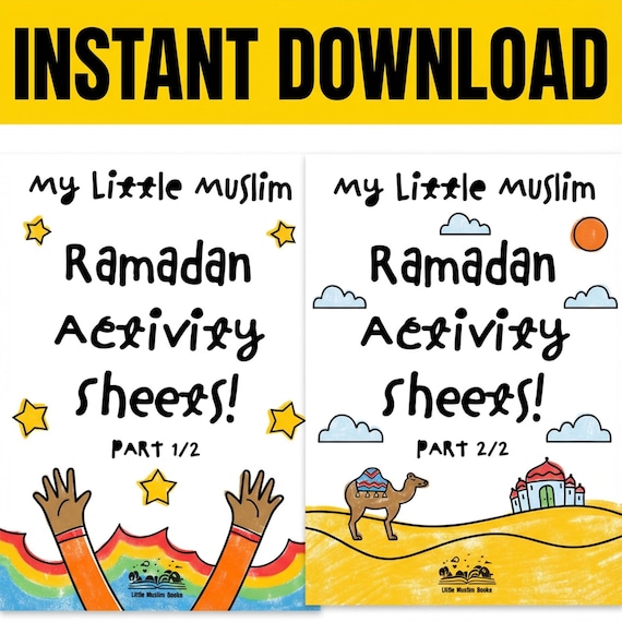 Ramadan Activity Book for Kids (Ages 4-12) | 30 Page Digital Download
