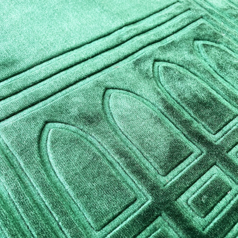 Large Green Adults Prayer Mat Personalised Prayer Mat Etsy UK