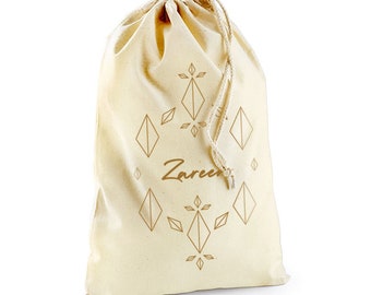 Personalised Eid Sack with Gold Diamond Wreath