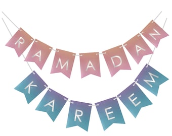 Ramadan Kareem Bunting |  Pastel Multi-Colour |