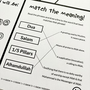 Ramadan Activity Book for Kids (Ages 4-12) | 30 Page Digital Download image 3