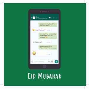 Biglietto Eid Mubarak / Regali Eid Mubarak per familiari e amici / Regali Eid / Regali Eid