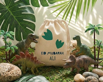 Personalised Eid Money Pouch | Dino Prints | Kids Eid Gift