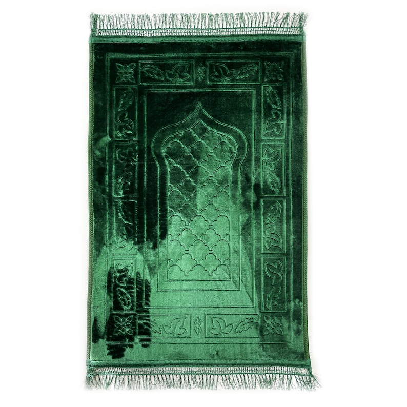 Large Green Adults Prayer Mat Personalised Prayer Mat Etsy UK