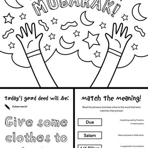 Ramadan Activity Book for Kids (Ages 4-12) | 30 Page Digital Download image 9