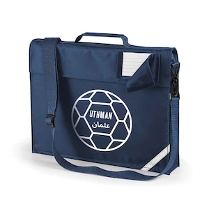 Cartable personnalisé Madrasah avec motif ballon de football