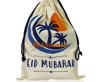 Personalised Large Eid Sack | Eid Mubarak Sack | Eid Gift Bag |