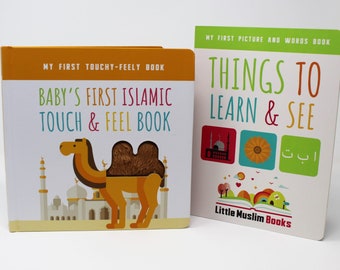 Muslim Baby Book Bundle | Baby's First Islamic Touch And Feel Book | Toddler And Baby Books