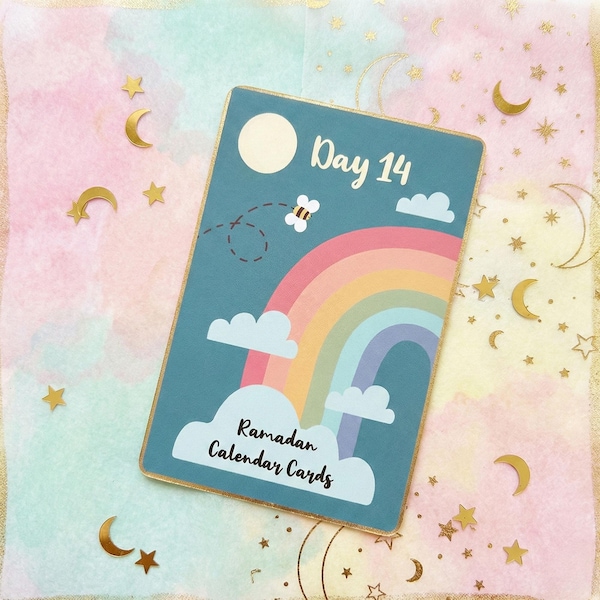 Ramadan Dua Cards – 30 Days of Good Deeds | A Good Deed a Day Calendar for Kids & Adults