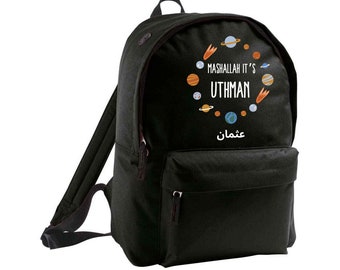 Personalised Backpack with Galaxy Design 11+ years