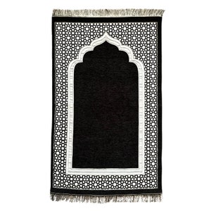 Adults Black Travel Prayer Mat