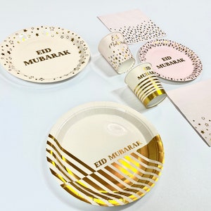 Eid  and  Ramadan Tabelware Set | Hessian Theme | Large Pack