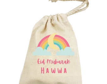 Personalised Eid Money Pouch | Rainbow