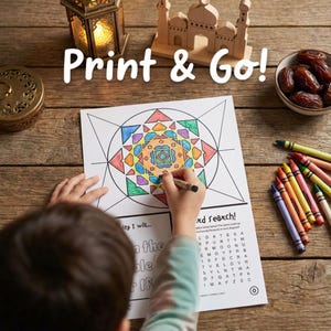 Ramadan Activity Book for Kids (Ages 4-12) | 30 Page Digital Download image 4