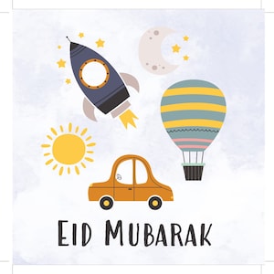 Eid Mubarak Card / Eid Card per bambini / Regali Eid per bambini / Regali Eid Mubarak per familiari e amici / Regali Eid / Regali Eid