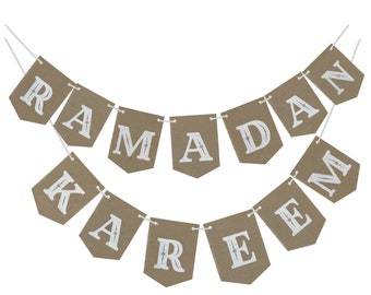 Ramadan Kareem Bunting |  Hessian Material