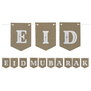 Eid Mubarak Bunting | Hessian