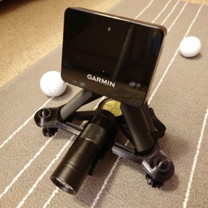 Garmin R10 Adjustable Level Stand with Alignment Stick hole and Laser Pen Holder Golf Launch Monitor