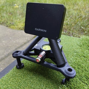 Support laser Garmin R10 avec niveau et trou pour bâtons d'alignement pour moniteur de lancement de golf style 2 image 6