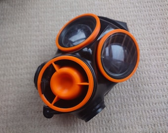 S10 Gas Mask Nose Piece Cover Custom for Cosplay Multi Colour Black Red Blue Orange Yellow Green White